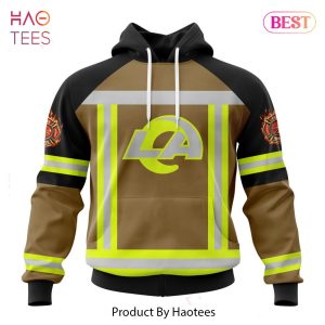 LUXURY NFL Los Angeles Rams Special Firefighter Uniform Design Hoodie
