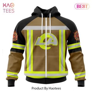 LUXURY NFL Los Angeles Rams Special Firefighter Uniform Design Hoodie