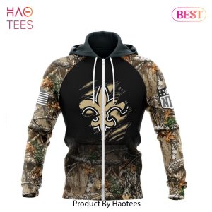 LUXURY NFL New Orleans Saints Special Camo Hunting Design Hoodie