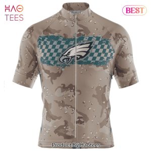 LUXURY NFL Philadelphia Eagles Special Desert Camo Design Cycling Jersey Hoodie