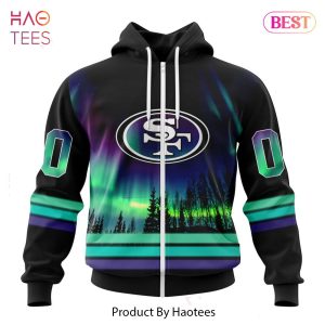 LUXURY NFL San Francisco 49ers Special Design With Northern Lights Hoodie
