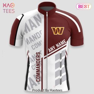 LUXURY NFL Washington Commanders Cycling Jersey Hoodie
