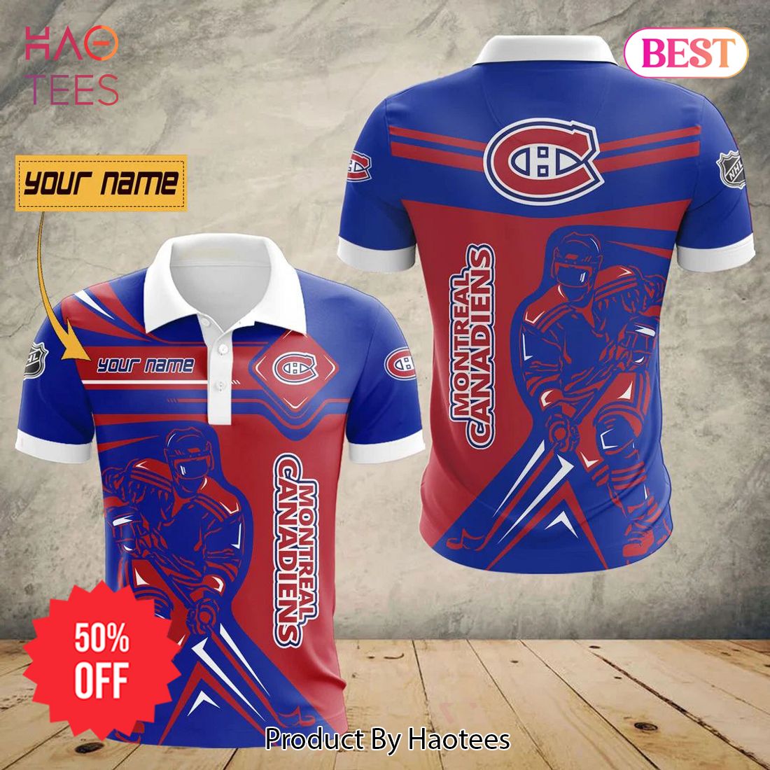 LUXURY NHL Montreal Canadiens Special Polo Concept LUXURY NHL Montreal Canadiens Special Polo Concept