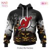LUXURY NHL New Jersey Devils Special Hawaiian Design Long Sleeve Button Shirt Jeysey