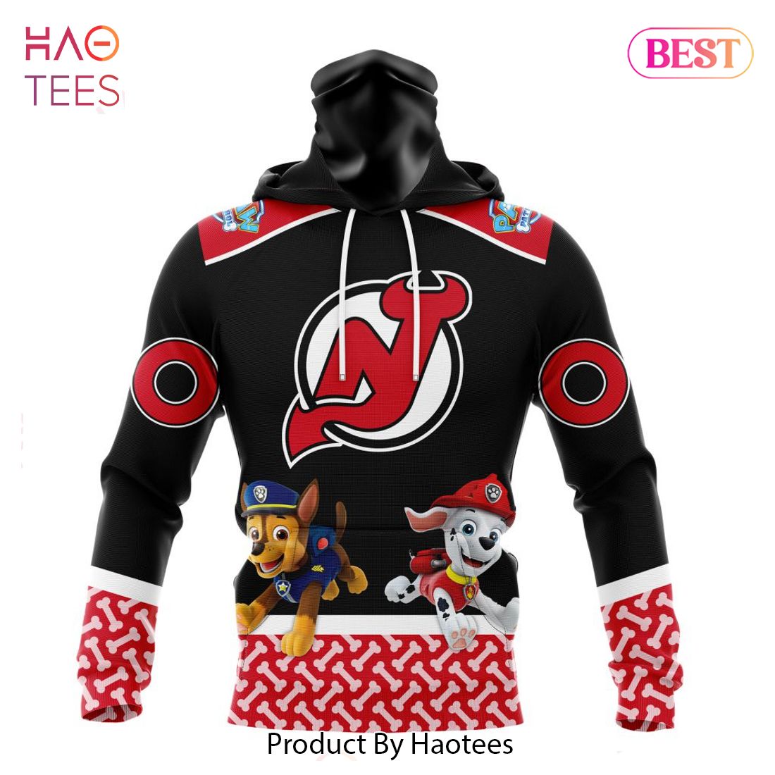 LUXURY NHL New Jersey Devils Special Paw Patrol Design Jeysey LUXURY NHL New Jersey Devils Special Paw Patrol Design Jeysey