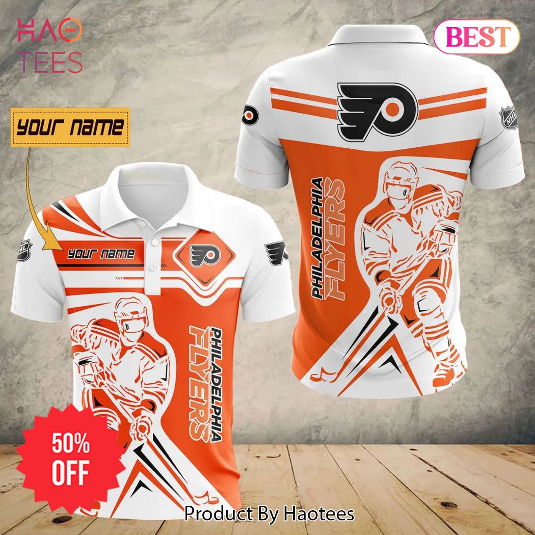 LUXURY NHL Philadelphia Flyers Special Polo Concept LUXURY NHL Philadelphia Flyers Special Polo Concept