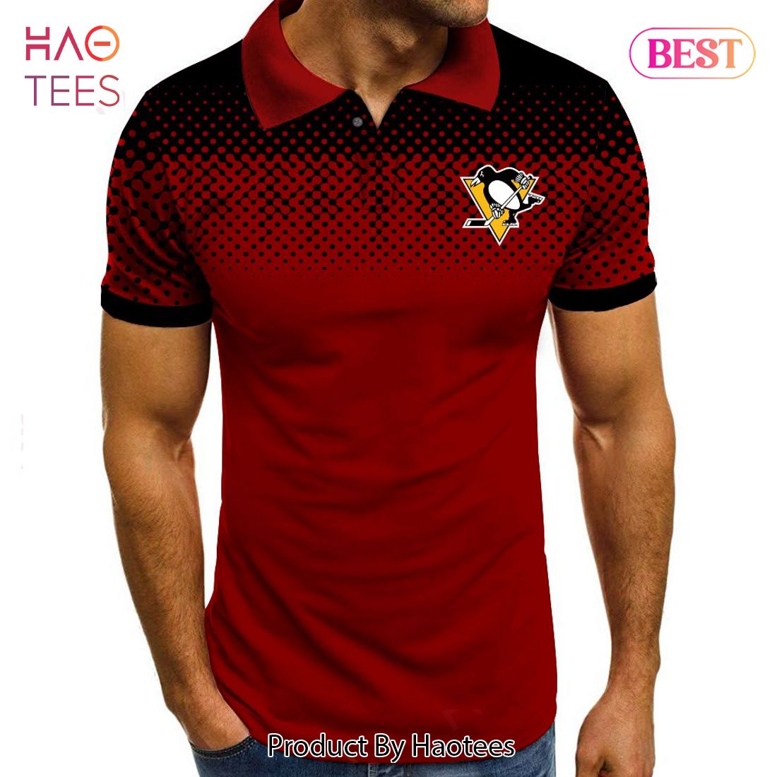 LUXURY NHL Pittsburgh Penguins Special Multi Color Polo LUXURY NHL Pittsburgh Penguins Special Multi Color Polo