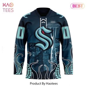 LUXURY NHL Seattle Kraken Special Design With Space Needle Hockey Jersey Jeysey