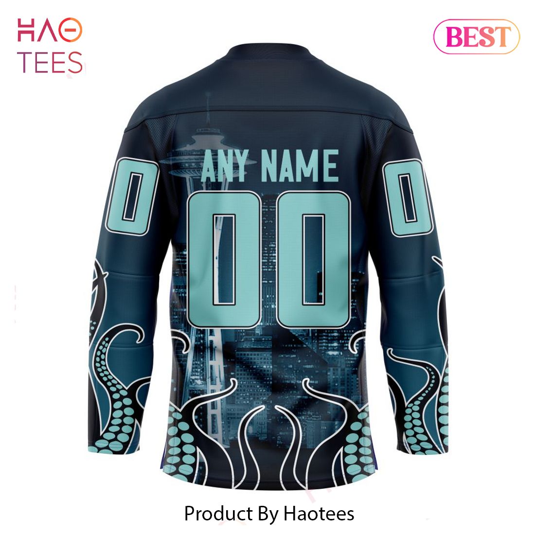 LUXURY NHL Seattle Kraken Special Design With Space Needle Hockey Jersey Jeysey LUXURY NHL Seattle Kraken Special Design With Space Needle Hockey Jersey Jeysey
