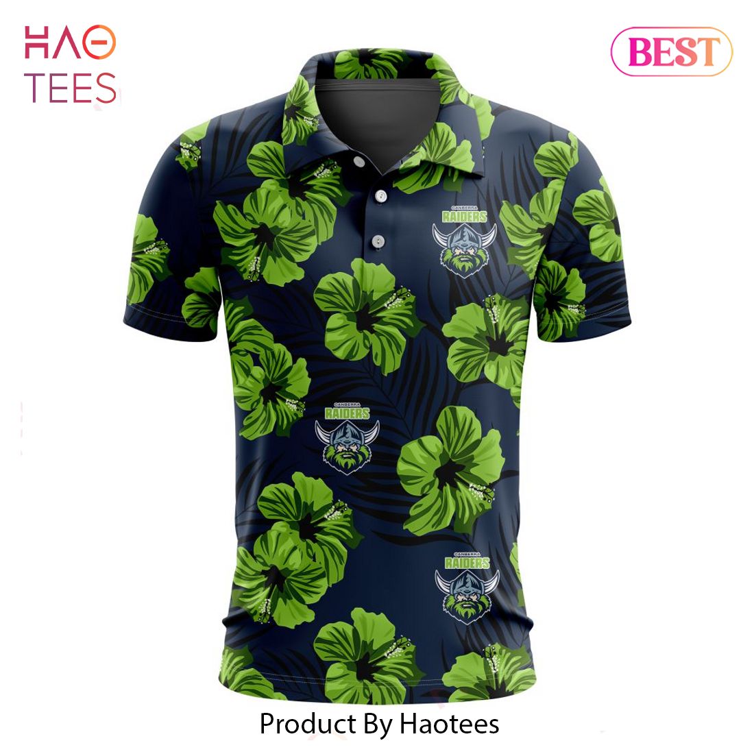 LUXURY NRL Canberra Raiders Special Aloha Golf Polo Design LUXURY NRL Canberra Raiders Special Aloha Golf Polo Design