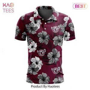 LUXURY NRL Manly Warringah Sea Eagles Special Aloha Golf Polo Design