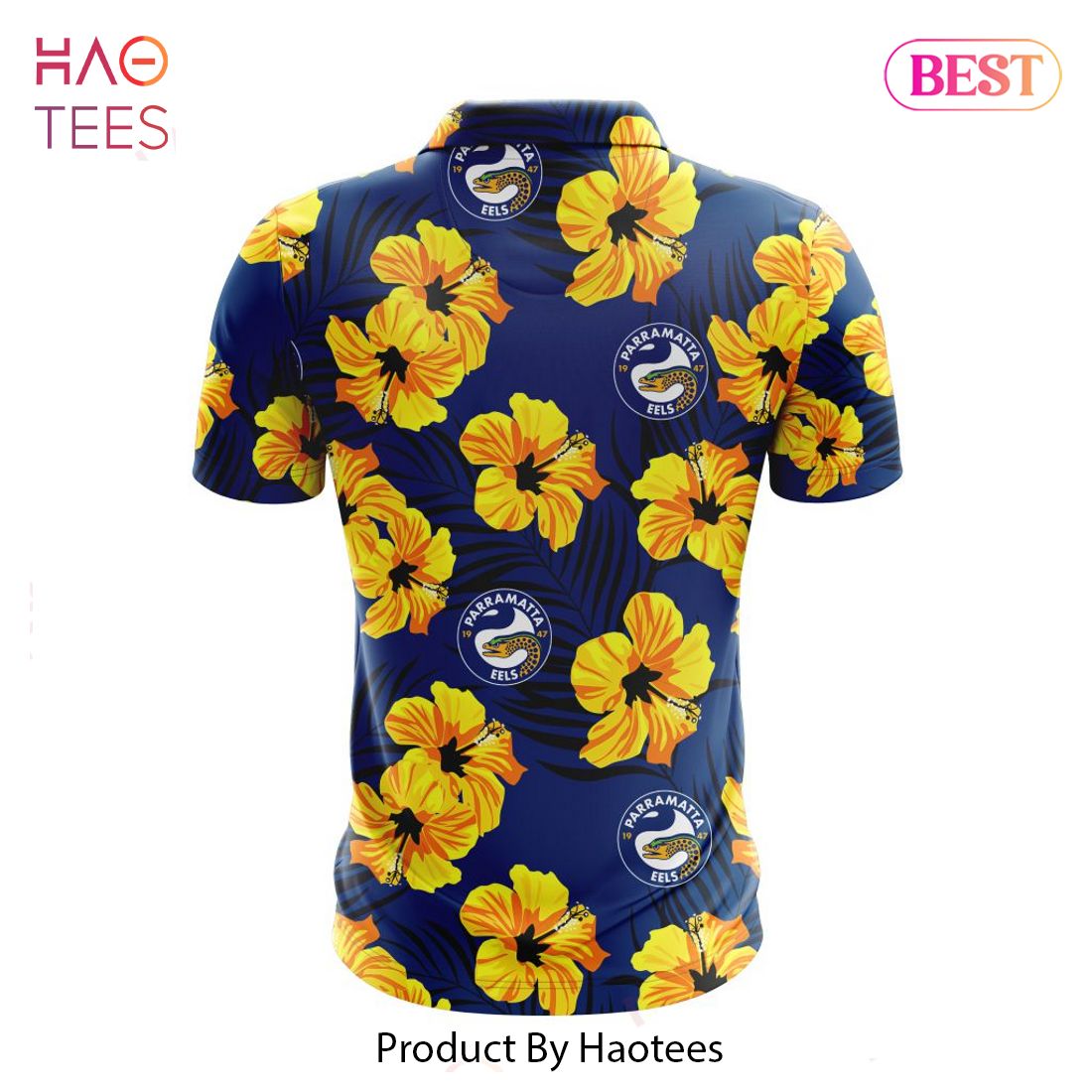 LUXURY NRL Parramatta Eels Special Aloha Golf Polo Design LUXURY NRL Parramatta Eels Special Aloha Golf Polo Design