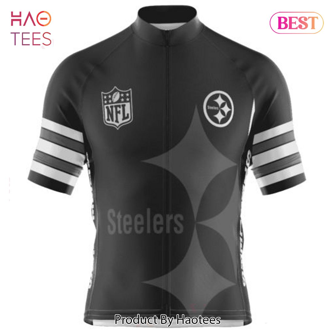 LUXURY Pittsburgh Steelers Mono Cycling Jersey Hoodie