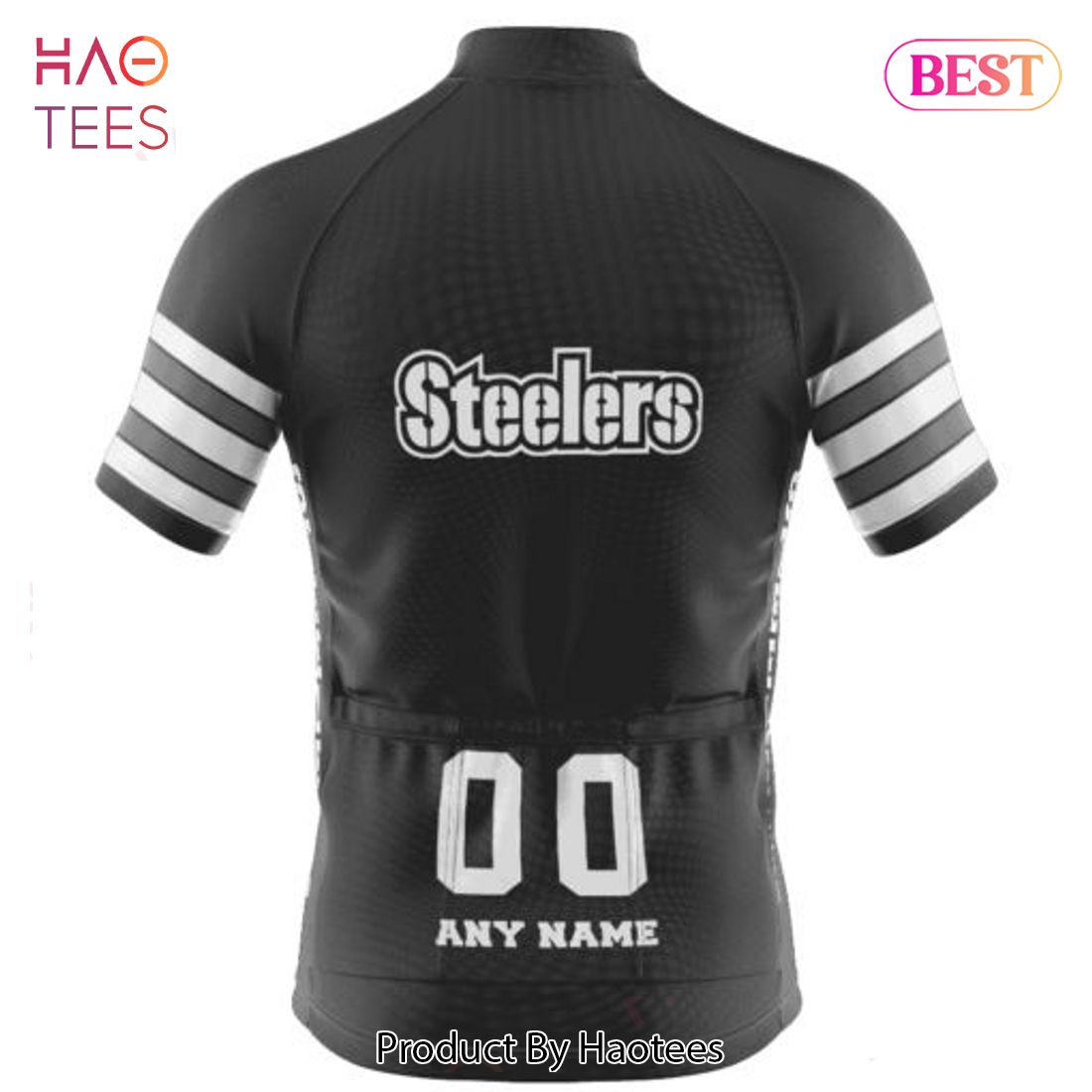 LUXURY Pittsburgh Steelers Mono Cycling Jersey Hoodie LUXURY Pittsburgh Steelers Mono Cycling Jersey Hoodie