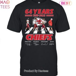 NEW 64 Years 1959-2023 Kansas City Chiefs Thank You For The Memories Unisex T-Shirt