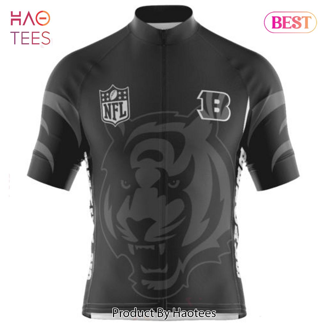 NEW Cincinnati Bengals Mono Cycling Jersey Hoodie