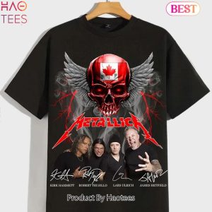 NEW Harley-Davidson Collab Metallica Canada Unisex T-Shirt