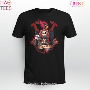 NEW Jack Skellington Halloween Arizona Cardinals Fan Unisex T-Shirt