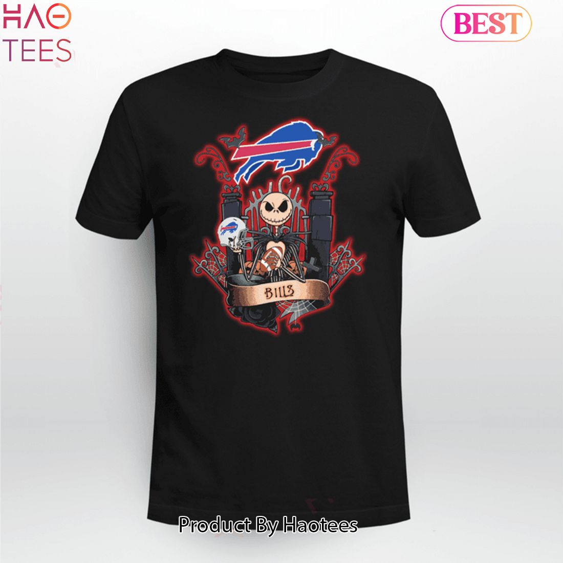 NEW Jack Skellington Halloween Buffalo Bills Fan Unisex T-Shirt