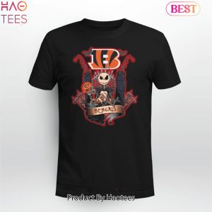 NEW Jack Skellington Halloween Cincinnati Bengals Fan Unisex T-Shirt