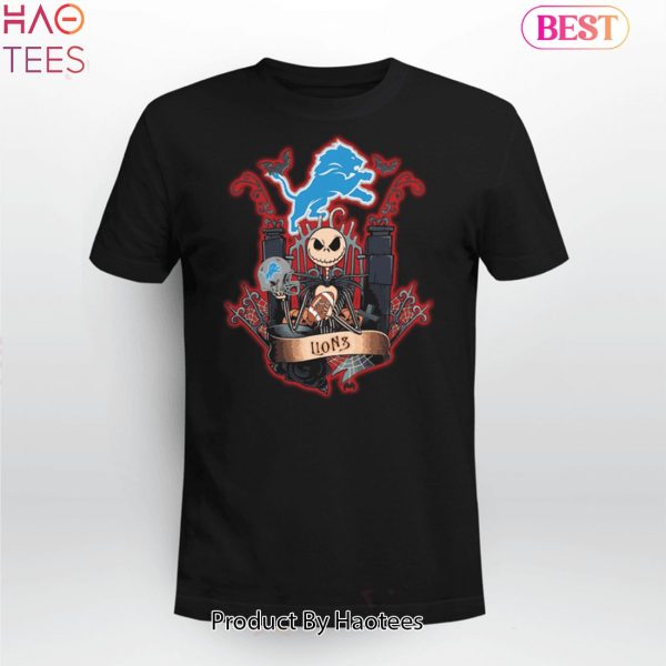 NEW Jack Skellington Halloween Detroit Lions Fan Unisex T-Shirt