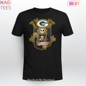 NEW Jack Skellington Halloween Green Bay Packers Fan Unisex T-Shirt