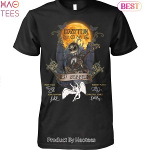 NEW Jack Skellington Halloween Led Zeppelin Fan Unisex T-Shirt