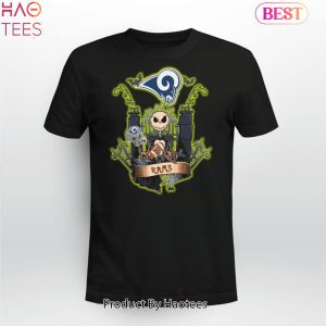 NEW Jack Skellington Halloween Los Angeles Rams Fan Unisex T-Shirt