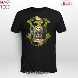 NEW Jack Skellington Halloween Minnesota Vikings Fan Unisex T-Shirt