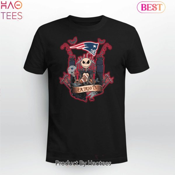 NEW Jack Skellington Halloween New England Patriots Fan Unisex T-Shirt