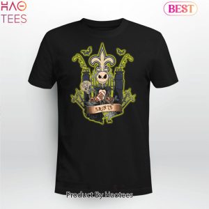 NEW Jack Skellington Halloween New Orleans Saints Fan Unisex T-Shirt