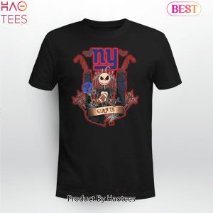 NEW Jack Skellington Halloween New York Giants Fan Unisex T-Shirt