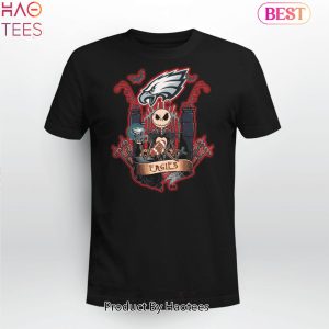 NEW Jack Skellington Halloween Philadelphia Eagles Fan Unisex T-Shirt