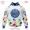 NEW MLB Seattle Mariners Special Autism Awareness Design Hoodie