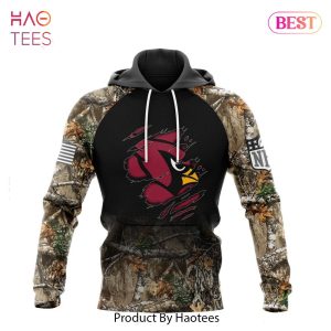 NEW NFL Arizona Cardinals Special Camo Hunting Design Hoodie