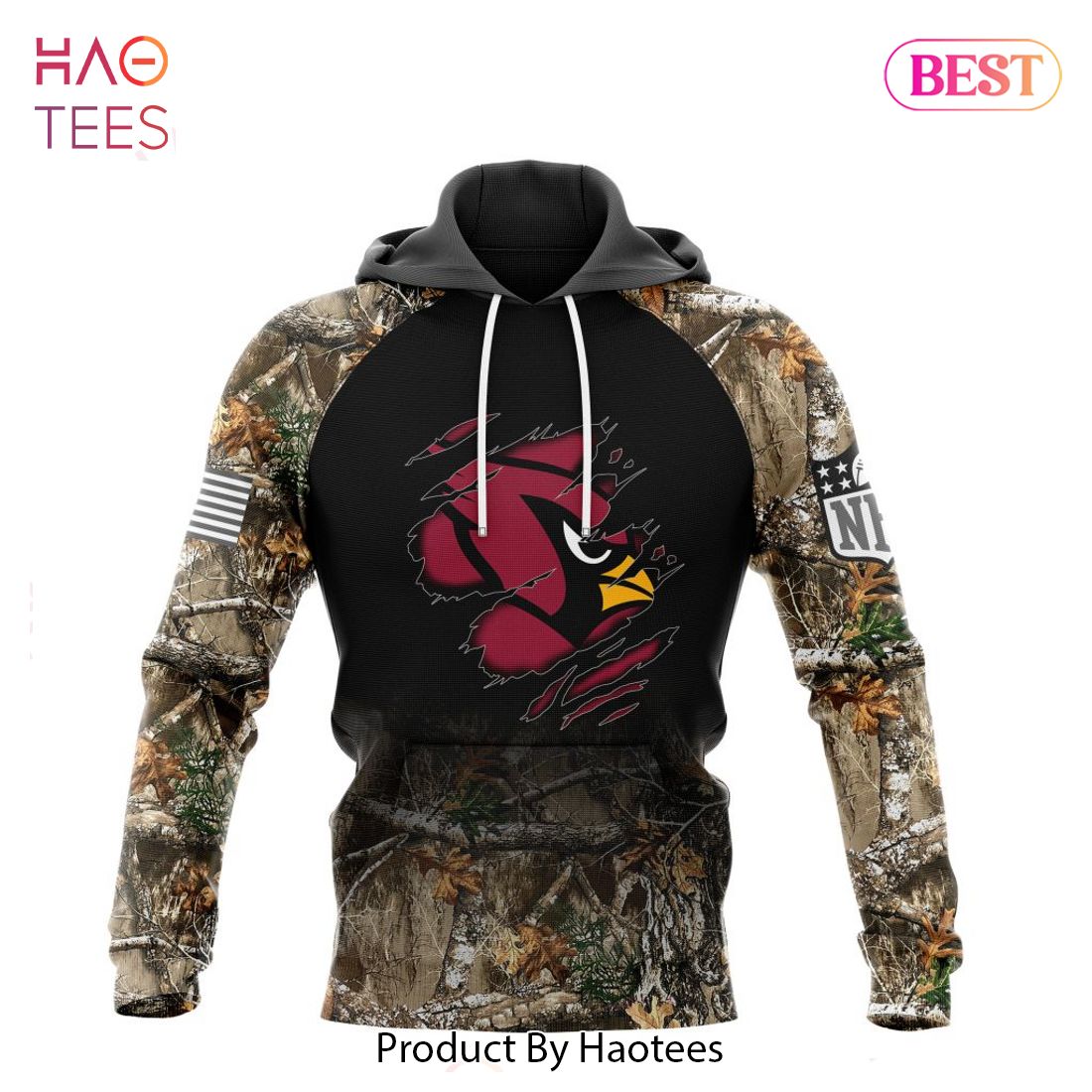 Arizona Cardinals NFL Special Camo Hunting Personalized Hoodie T