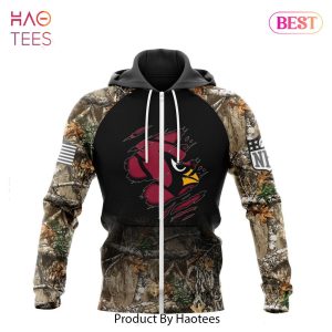 NEW NFL Arizona Cardinals Special Camo Hunting Design Hoodie