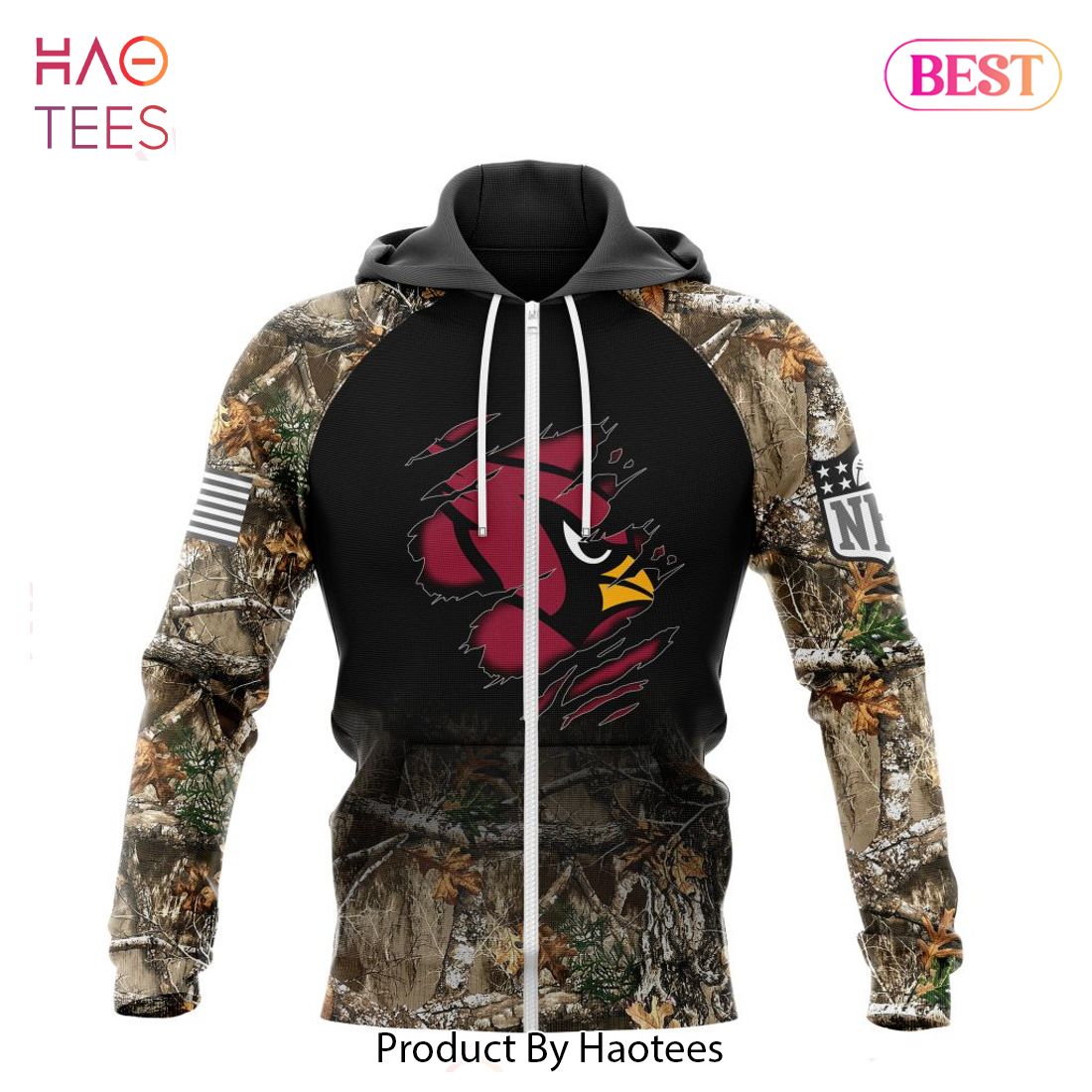 NEW NFL Arizona Cardinals Special Camo Hunting Design Hoodie NEW NFL Arizona Cardinals Special Camo Hunting Design Hoodie