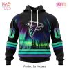 NEW NFL Atlanta Falcons Special Design With Northern Lights Hoodie
