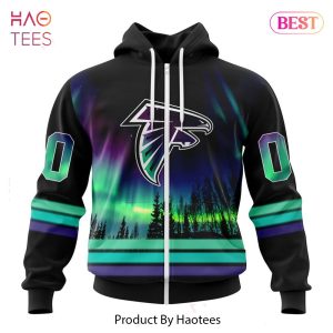 NEW NFL Atlanta Falcons Special Design With Northern Lights Hoodie