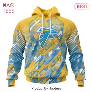 NEW NFL Atlanta Falcons _ Specialized Design Fearless Against Childhood Cancers Hoodie