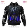 NEW NFL Baltimore Ravens Special Skull Art Design Hoodie