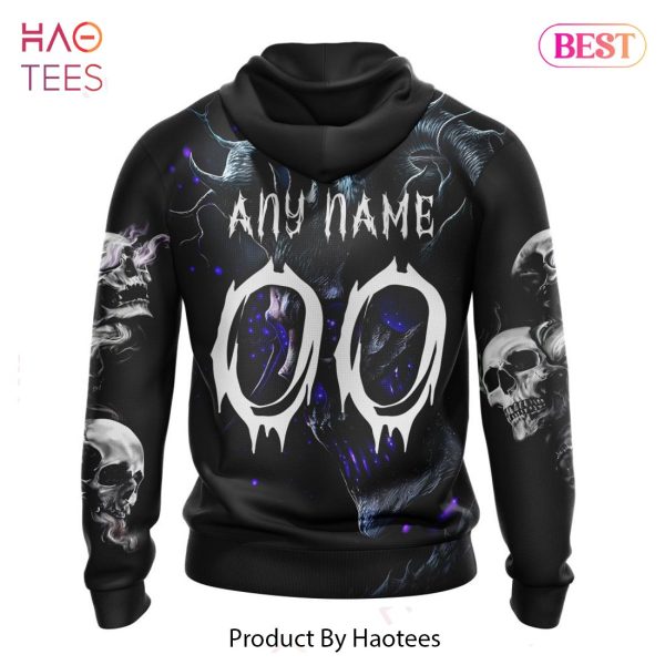 NFL Baltimore Ravens Special Skull Art Design Hoodie - Torunstyle