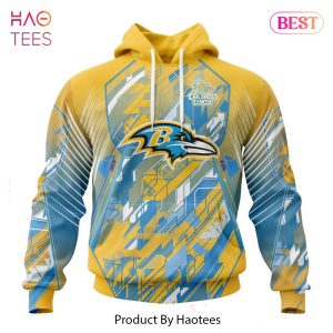NEW NFL Baltimore Ravens _ Specialized Design Fearless Against Childhood Cancers Hoodie