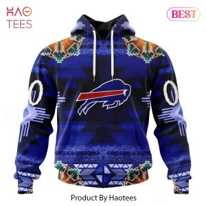 NEW NFL Buffalo Bills Special Native Costume Design Hoodie
