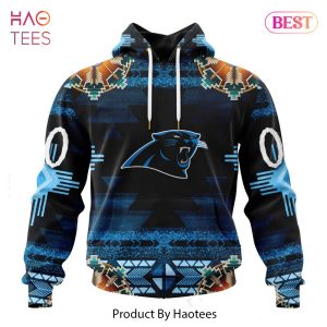NEW NFL Carolina Panthers Special Native Costume Design Hoodie