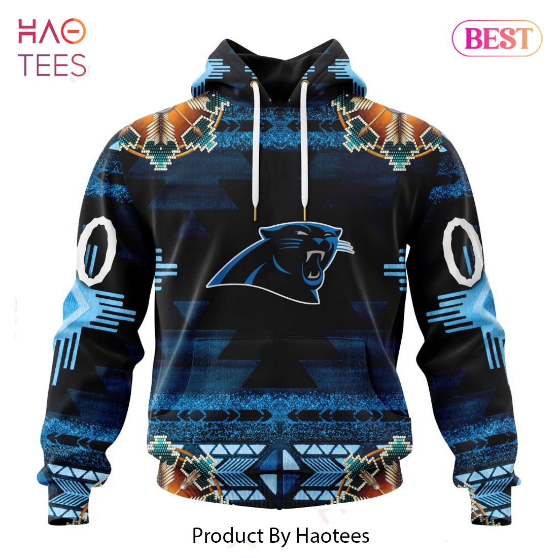 CAROLINA PANTHERS NO TIMEOUTS FADED WASH PULLOVER