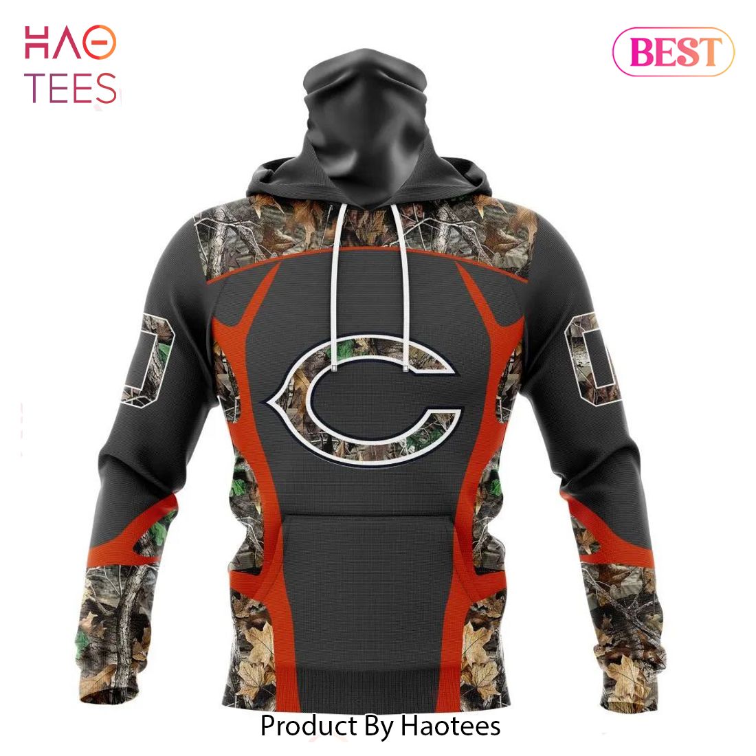 Personalized Chicago Bears Skull Camo 3D Shirt, Hoodie - LIMITED EDITION