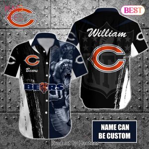 NEW NFL Chicago Bears Special Design Button Shirt V2315 Hoodie