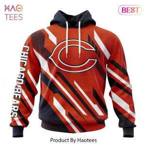 NEW NFL Chicago Bears Special MotoCross Concept Hoodie
